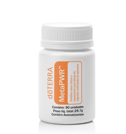 dōTERRA MetaPWR™ Pastilha  sabor cítrico e especiarias para dietas de ingestão controlada de açúcares